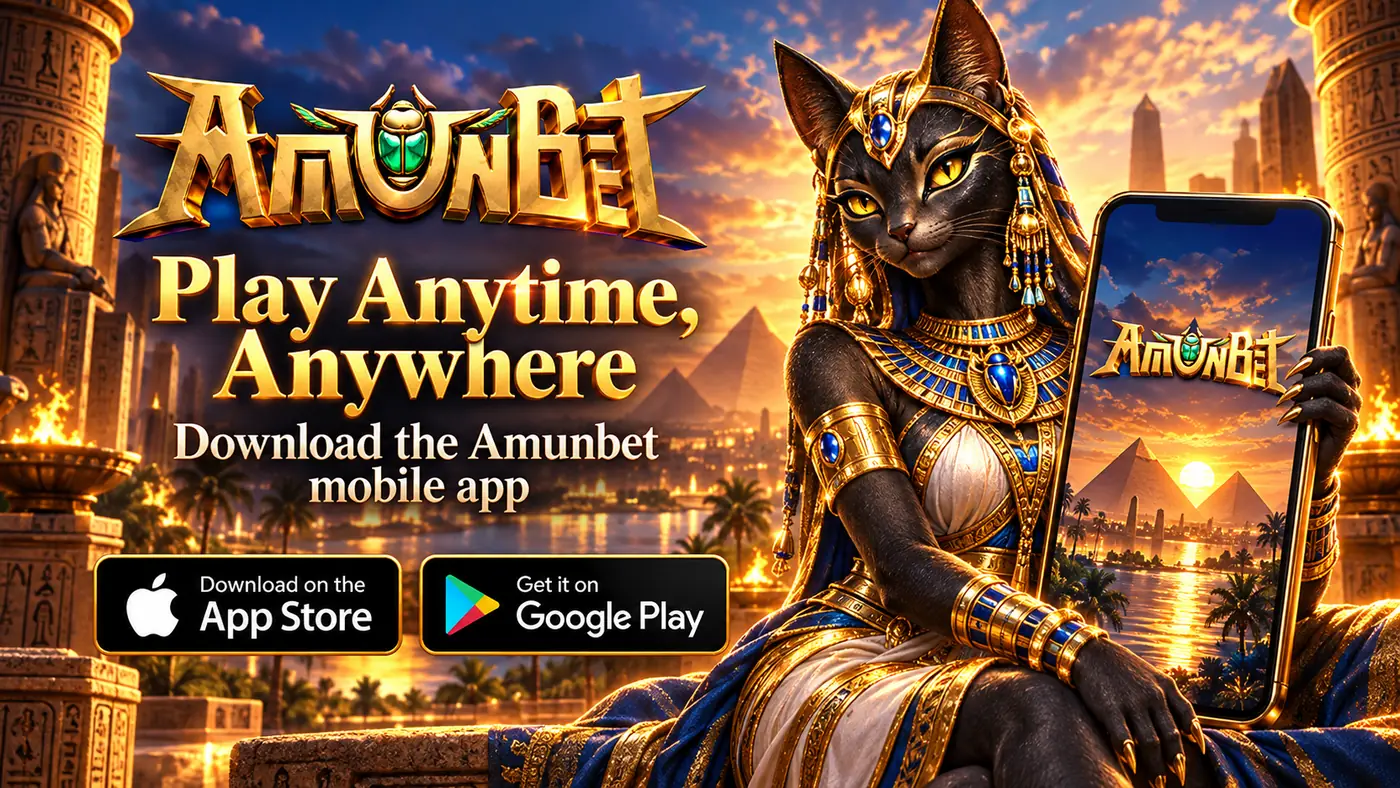 Play anytime, anywhere: download the Amunbet mobile app
