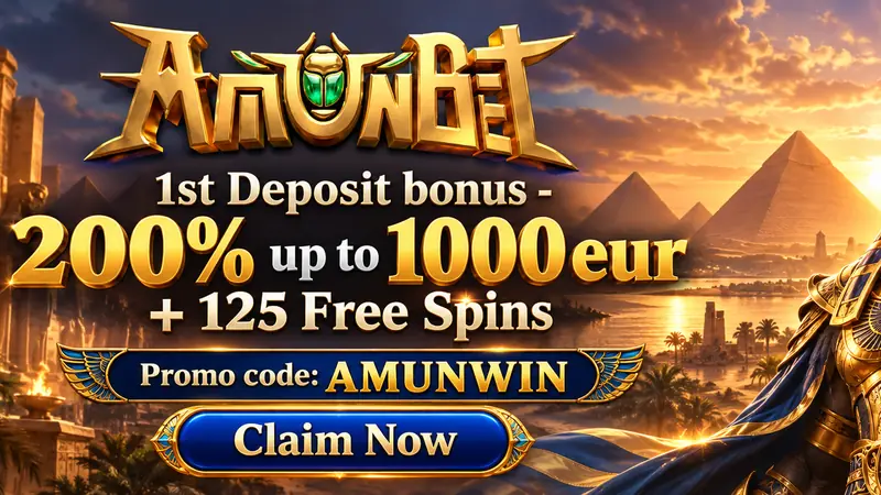 Amunbet 1st deposit bonus artwork